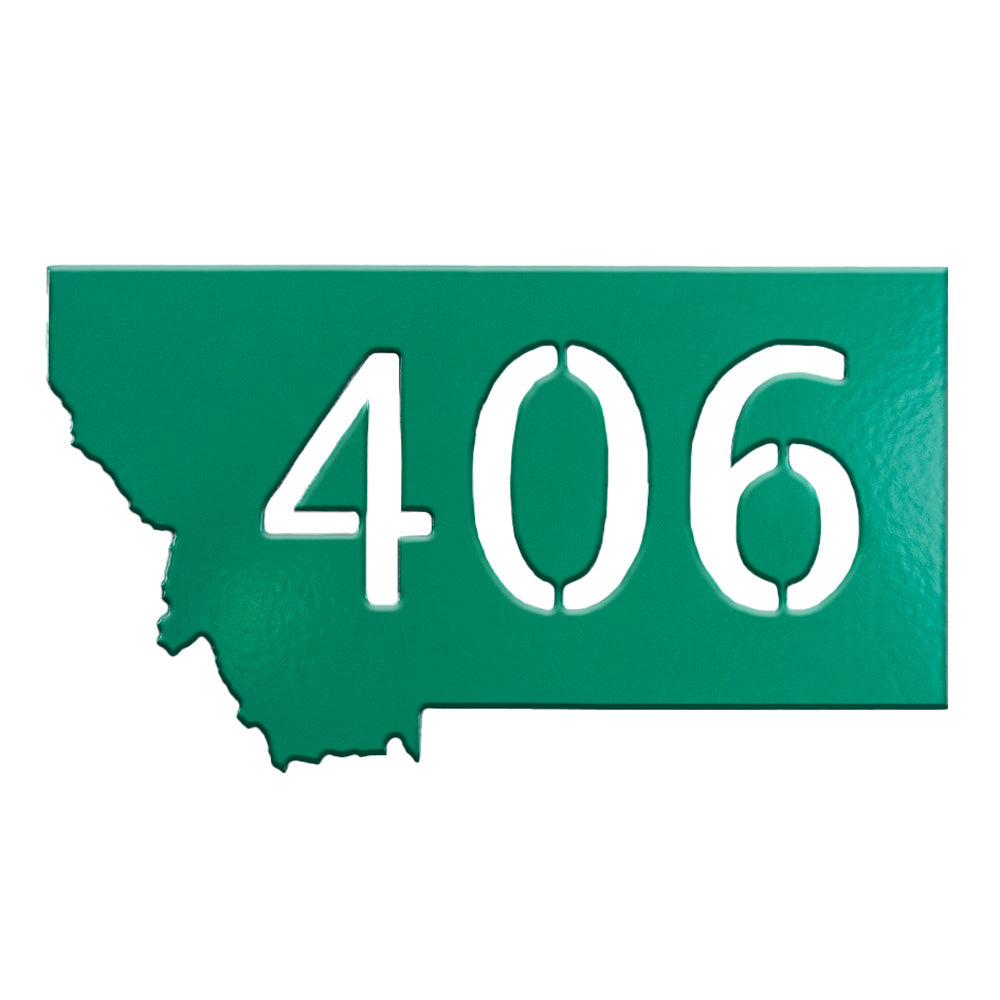 Montana 406 Magnet - Green