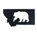 Montana Bear Magnet - sparkly black