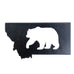 Montana Bear Magnet - graphite