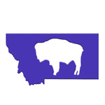 Montana Buffalo Magnet - purple