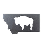 Montana Buffalo Magnet - silver
