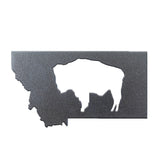 Montana Buffalo Magnet - silver