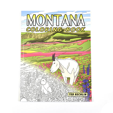 Montana Coloring Book by Ted Rechlin from Farcountry Press at Montana Gift Corral
