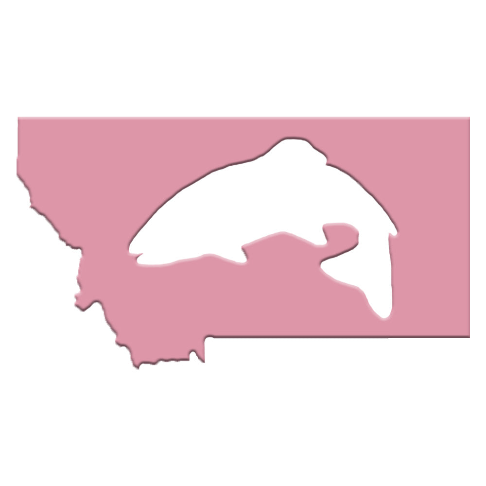 Montana Fish Magnet - light pink