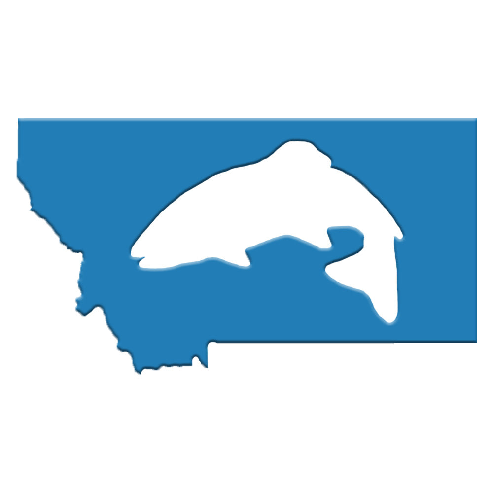 Montana Fish Magnet - sky blue