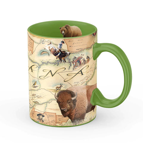 Map Color Mug by Xplorer Maps (2 Styles)