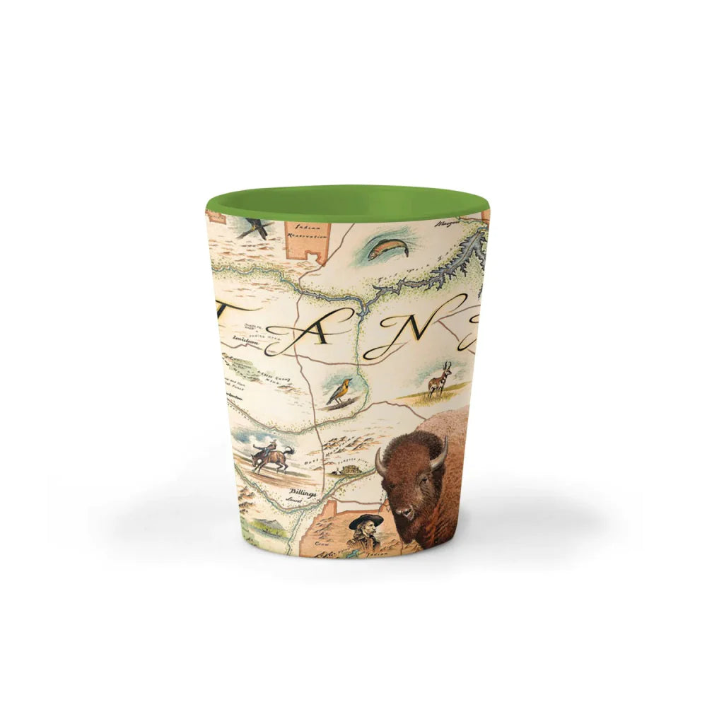 Map Color Shot Glass by Xplorer Maps (2 Styles)