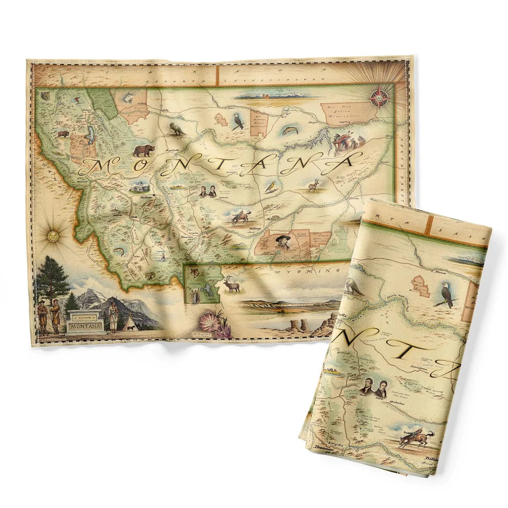 Dish Towel by Xplorer Maps (2 Styles)