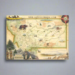 Montana Magnet by Xplorer Maps (4 Styles)