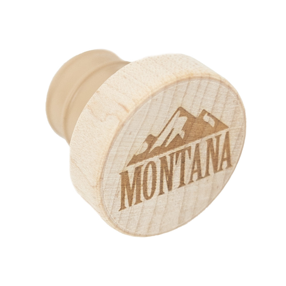 The Montana Wine Topper by Tangico adds a wonderful country feeling to your wine bottles.