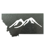 Montana Mountains Magnet - Graphite