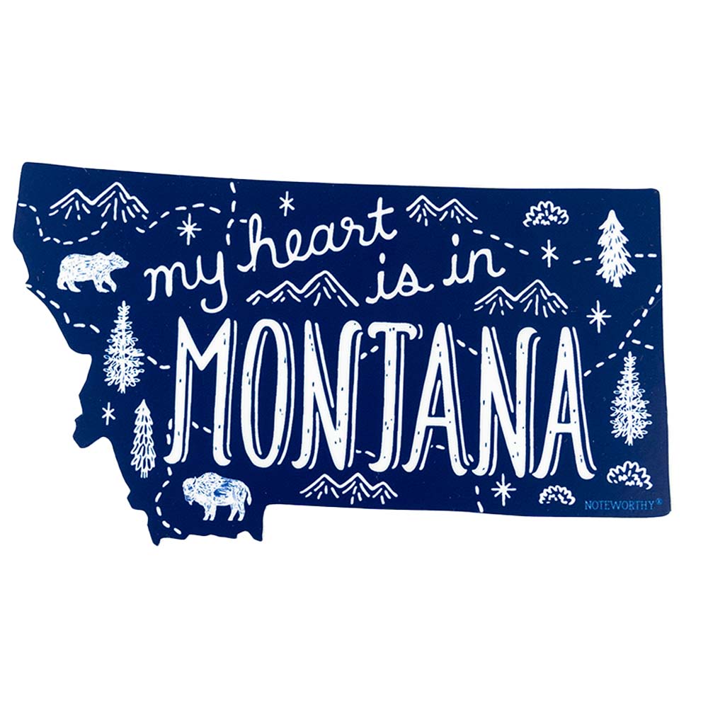 Montana Sticker by Noteworthy Paper & Press