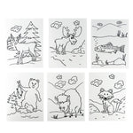 Montana Wildlife Coloring Card Set
