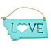 Montana Love Heart Ornament by MT Wild Life