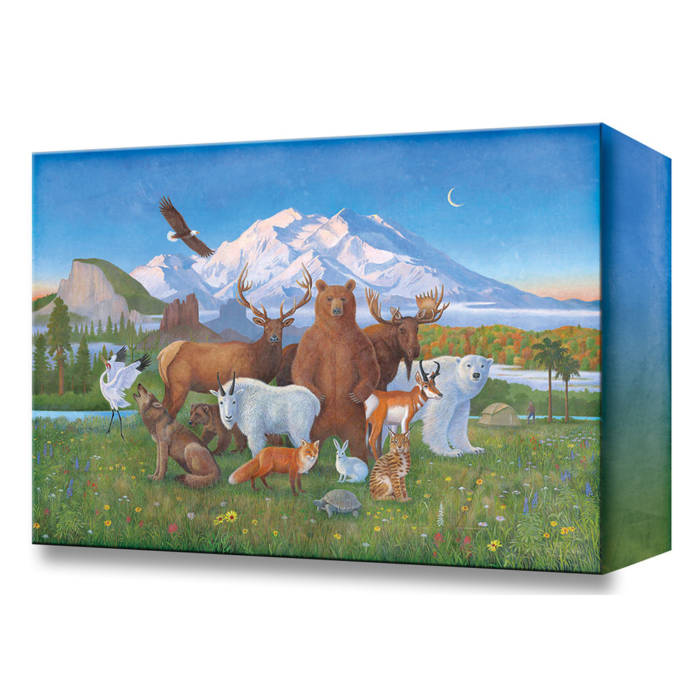 The Monte Dolack 50th Anniversary Wilderness Act Metal Box Wall Art by Meissenburg Designs is ready to hang indoors or outdoors! 