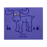 Moose Bright Eyes Crystal Post - light pink