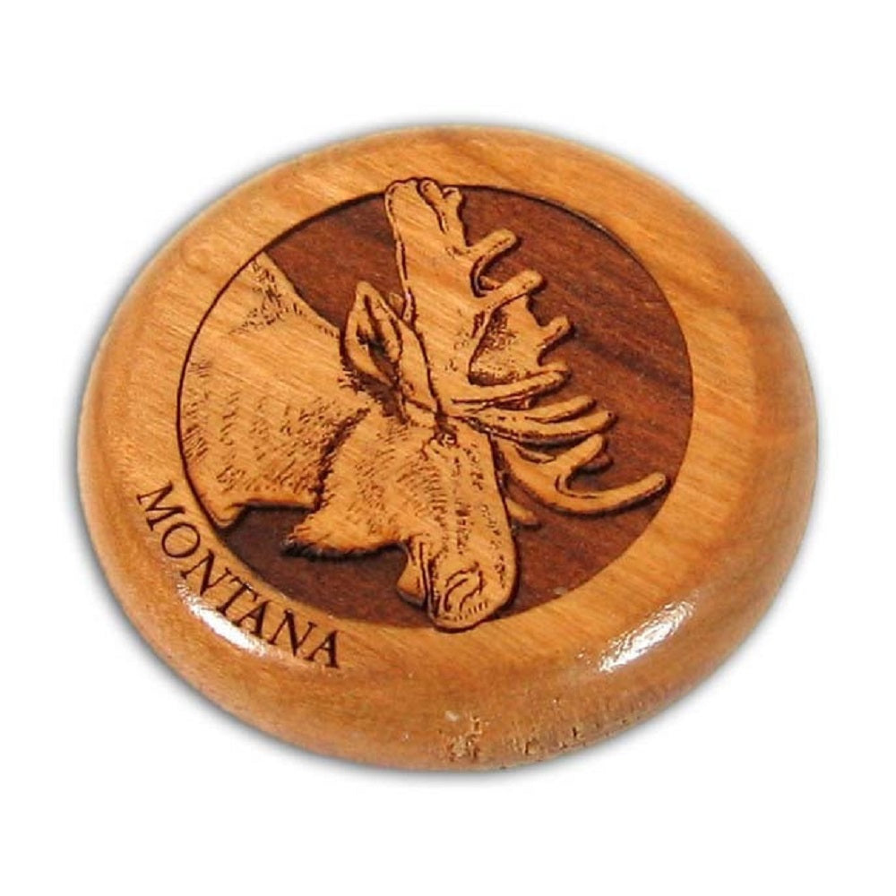 Moose Compass Keychain