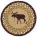 Round Mini Swatch Trivet by Capitol Earth Rugs (Moose)