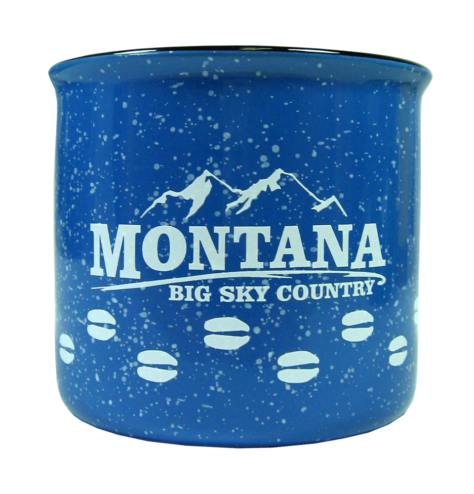 Montana Elk Tracks Campfire Coffee Mug