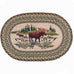 Moose Wading Oval Patch Rug by Capitol Earth Rugs