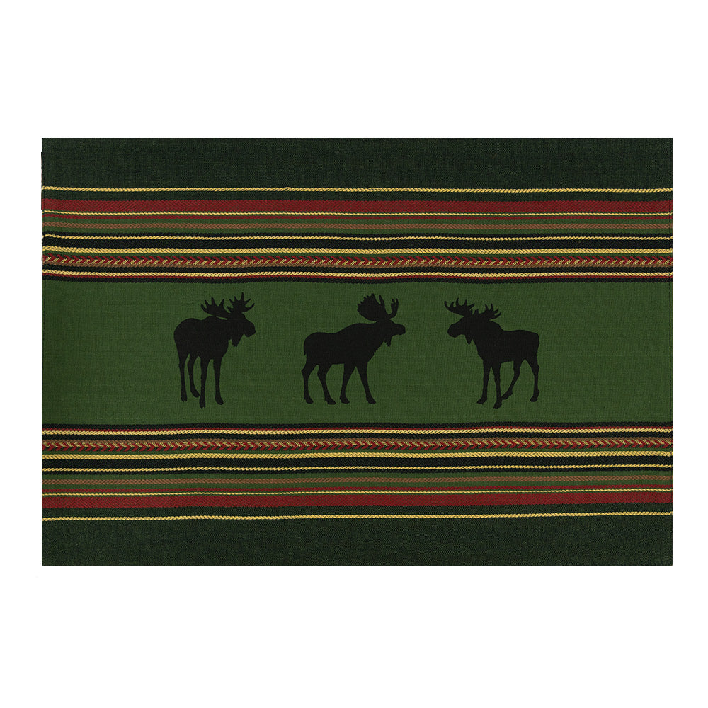  The Moose Woodland Placemat by Kay Dee Designs not only serves as a mat to catch any stray crumbs, but also rustic decor that is a must-have for that true cabin feeling! 
