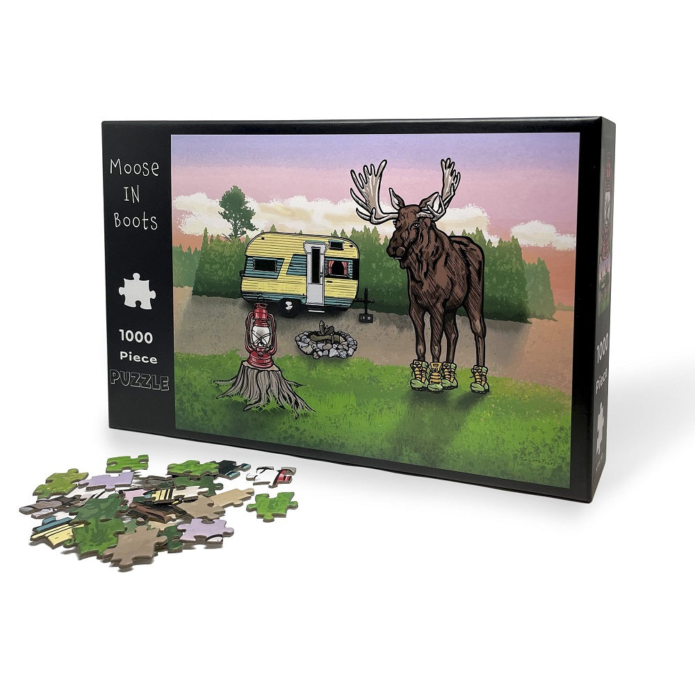 Moose in Boots Puzzle by Two Little Fruits