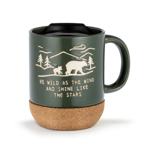 cork bottom mug - MountainCorkBottomMugbyDemdaco