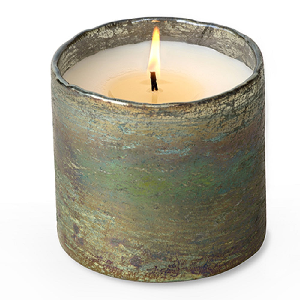 Mountain Forest Moss Green Artisan Tumbler Candle by Himalayan Trading Post