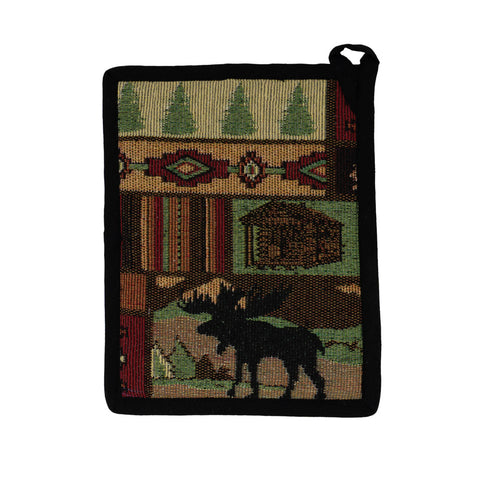 Mountain Living Pot Holder by Kinara Fine Weavings