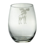 The Etched Stemless Wine Glass by Lester Lou Designs feature various Montana inspired designs that make your wine glasses more personal to you! 