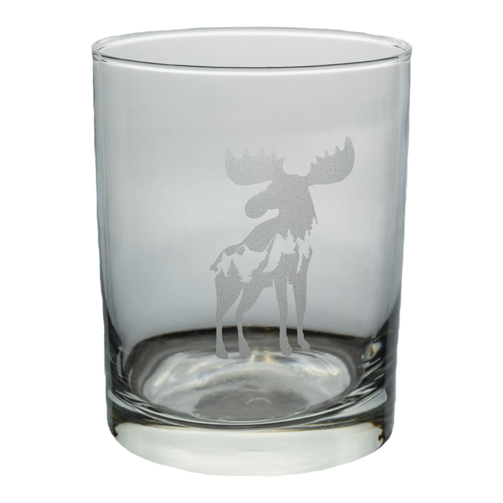 Etched Whiskey Glass by Lester Lou Designs (9 Designs)