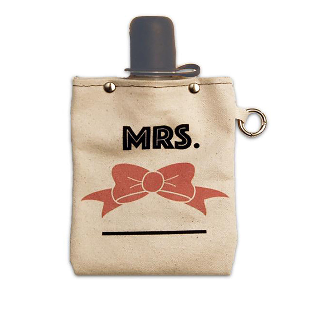 Mrs 240 ML Canvas Flask by Capabunga