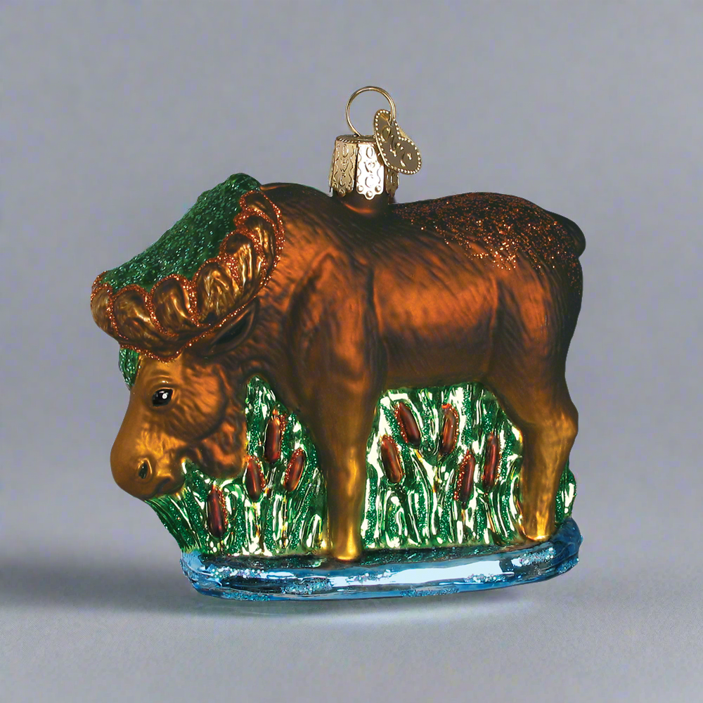 Munching Moose Ornament by Old World Christmas