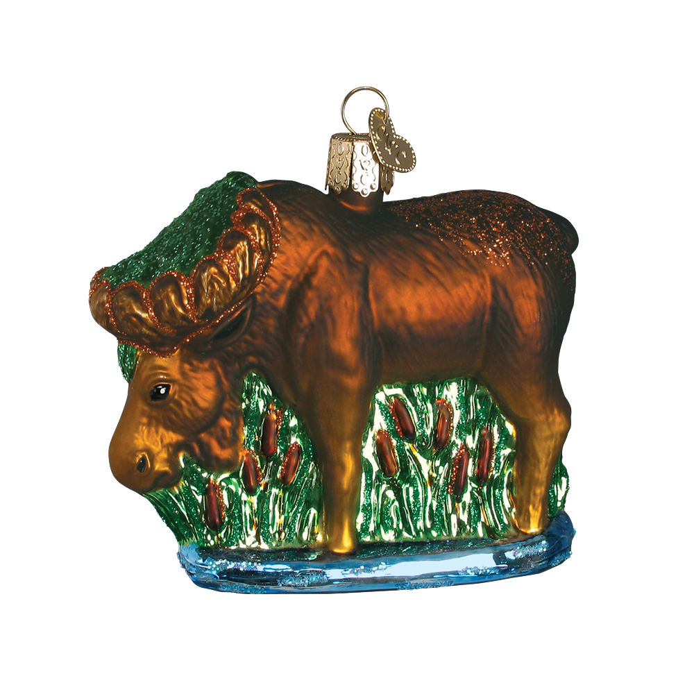 Munching Moose Ornament by Old World Christmas