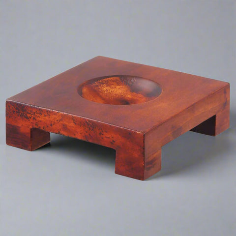 Natural Wood Square Base by MOVA Globe (2 sizes)
