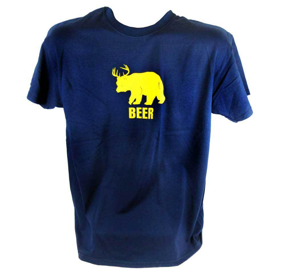 Navy Montana Beer T-Shirt