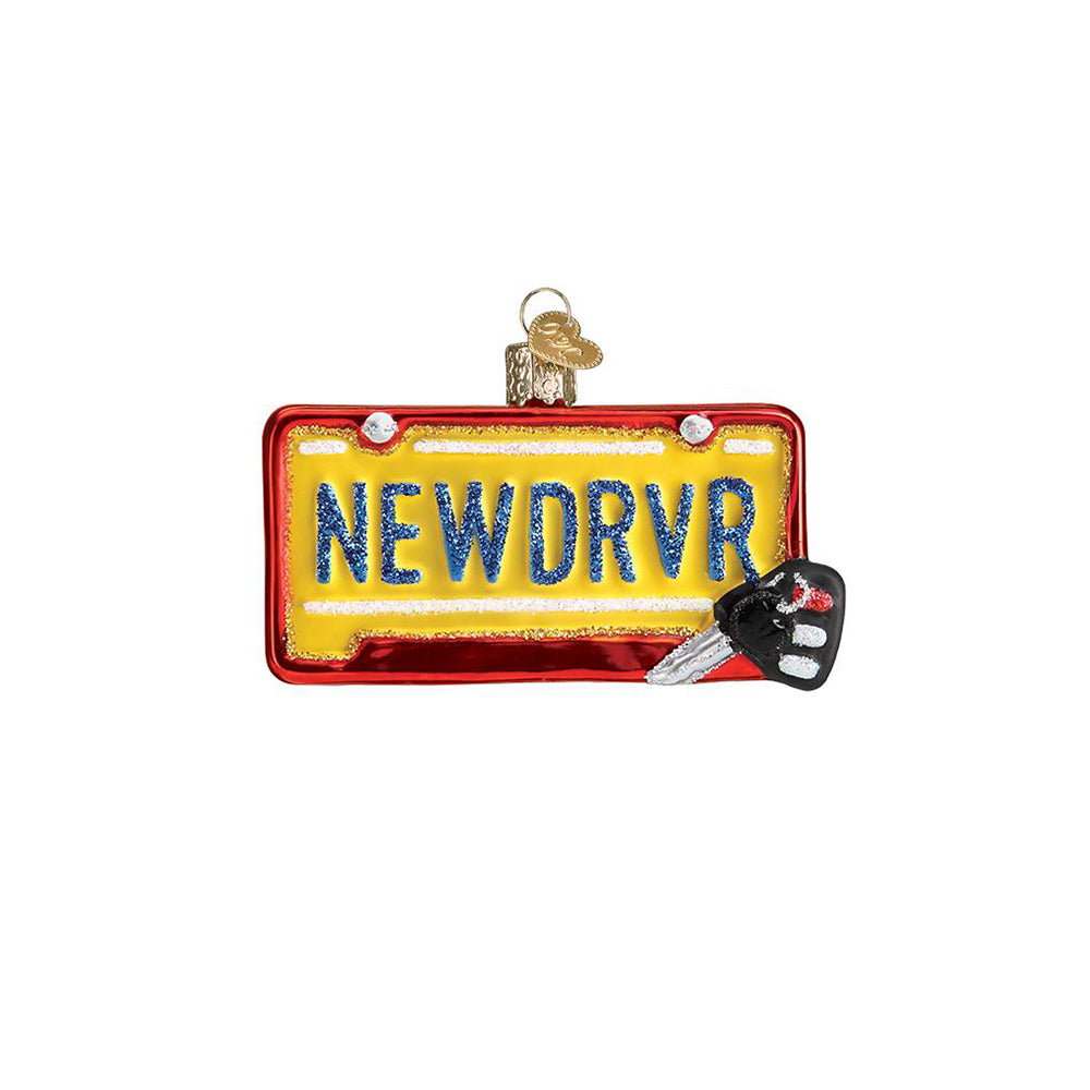 The New Driver Christmas Ornament by Old World Christmas make this milestone a festive and glittery one! 