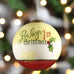 The Nicole Tamarin Baby's First Christmas Ornament by Inner Beauty is a great present for anyone's first Christmas!