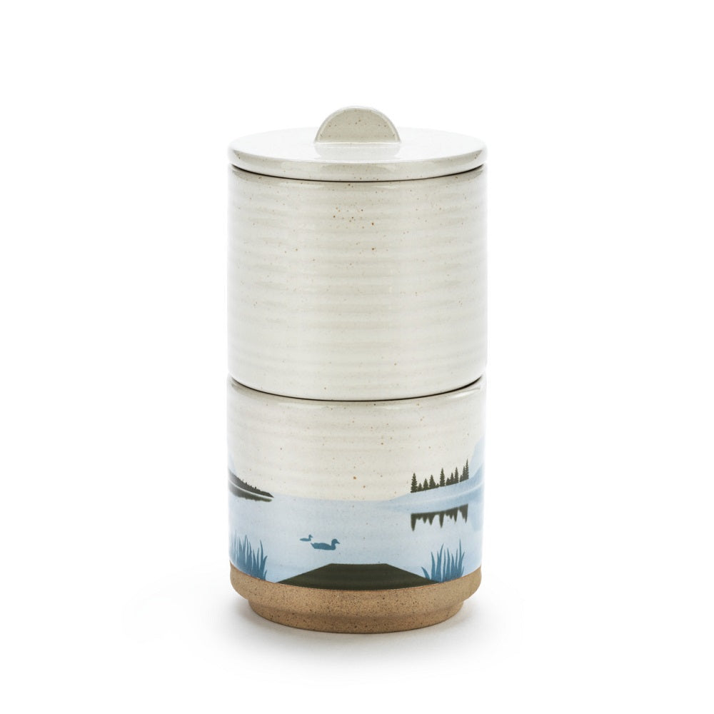 On the Lake Stacking Spice Cellar Set of 2 by Demdaco