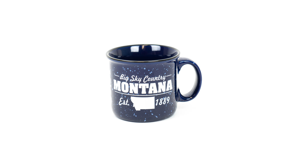 Navy Montana Campfire Coffee Mug