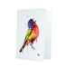 Dean Courser Painted Bunting Bird Watercolor Greeting Card