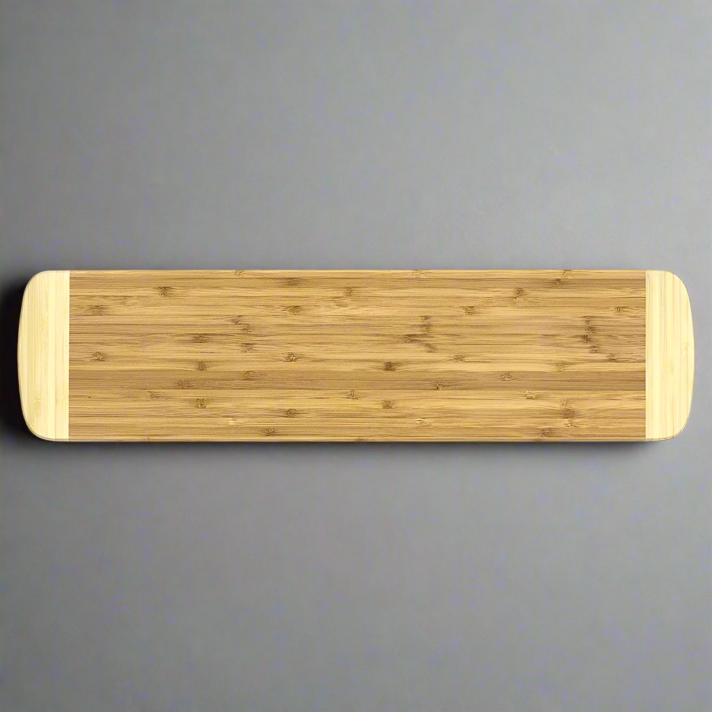 The Palaoa Cutting Board by Totally Bamboo is a wonderfully spacious board that is great for cutting and serving! 