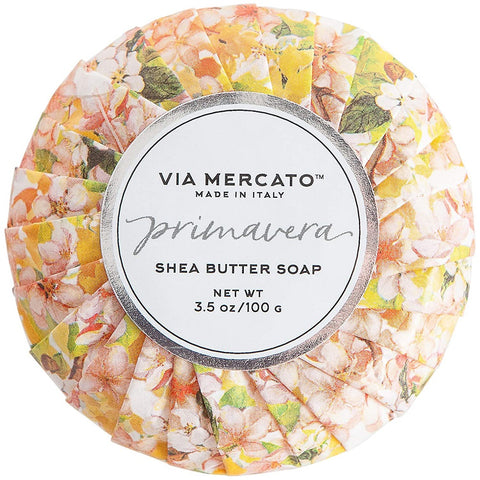 A love of beauty, artistry and quality can be seen in the Primavera Disc Soap by European Soaps.