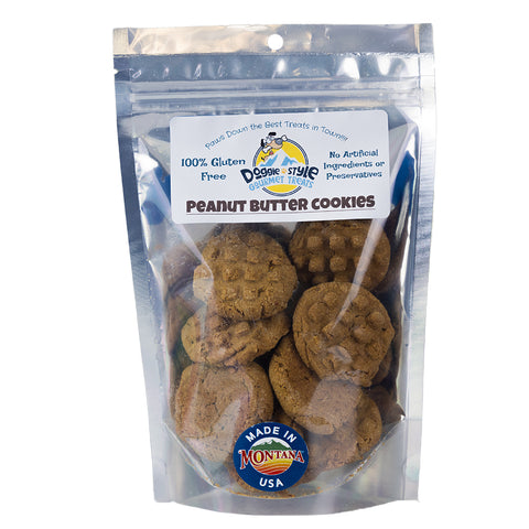 Peanut Butter Cookies by Doggie Style Gourmet Treats