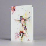 Dean Crouser Pee Wee Hummingbird Watercolor Greeting Card