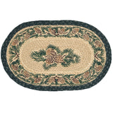 Oval Mini Swatch Trivet Rug by Capitol Earth Rugs (Pinecone)