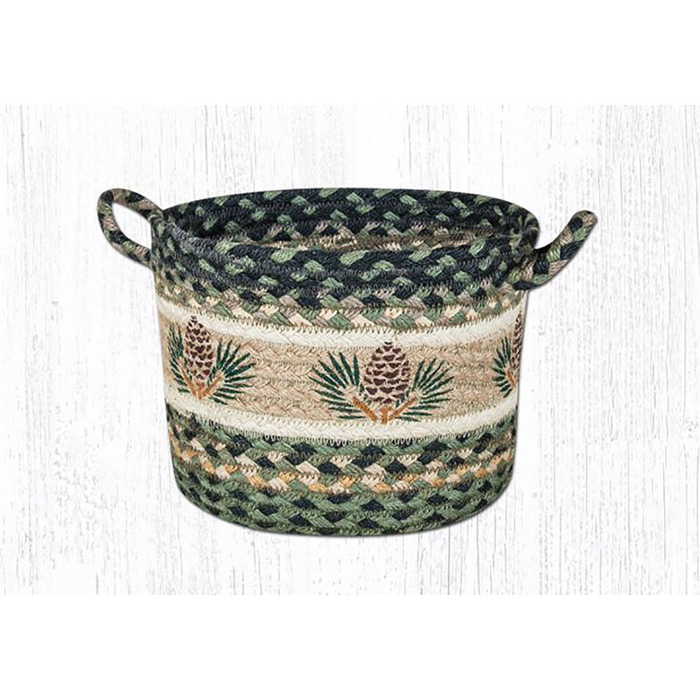 Pinecone Printed Utility Basket