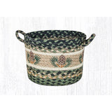Pinecone Printed Utility Basket