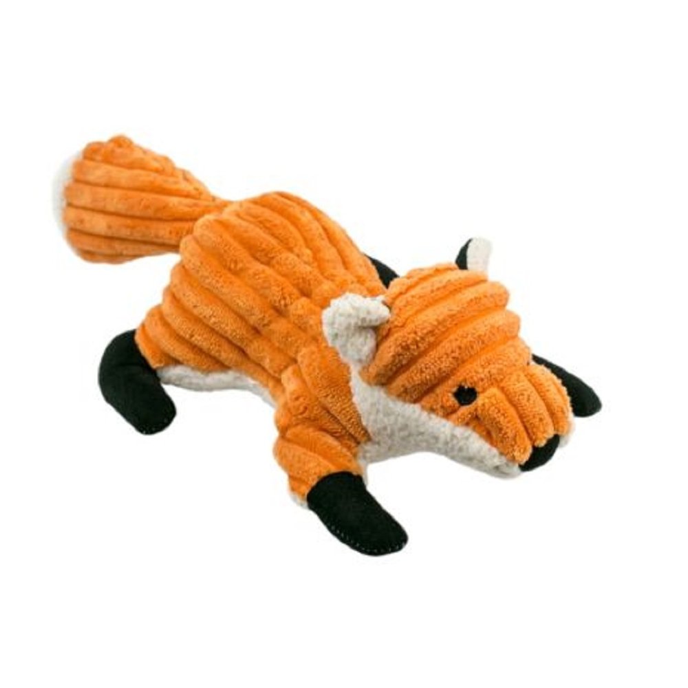 Plush Fox Toy with Squeaker by Tall Tails