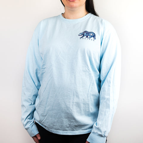 MT Long Sleeve Powder Blue Bear Shirt from Lakeshirts
